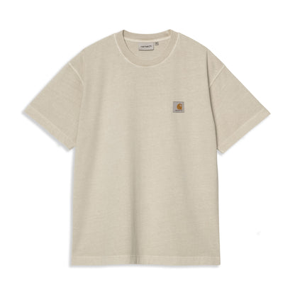 Carhartt WIP S/S Vista T-Shirt Fleur De Sel garment dyed  - I0307802LPGD