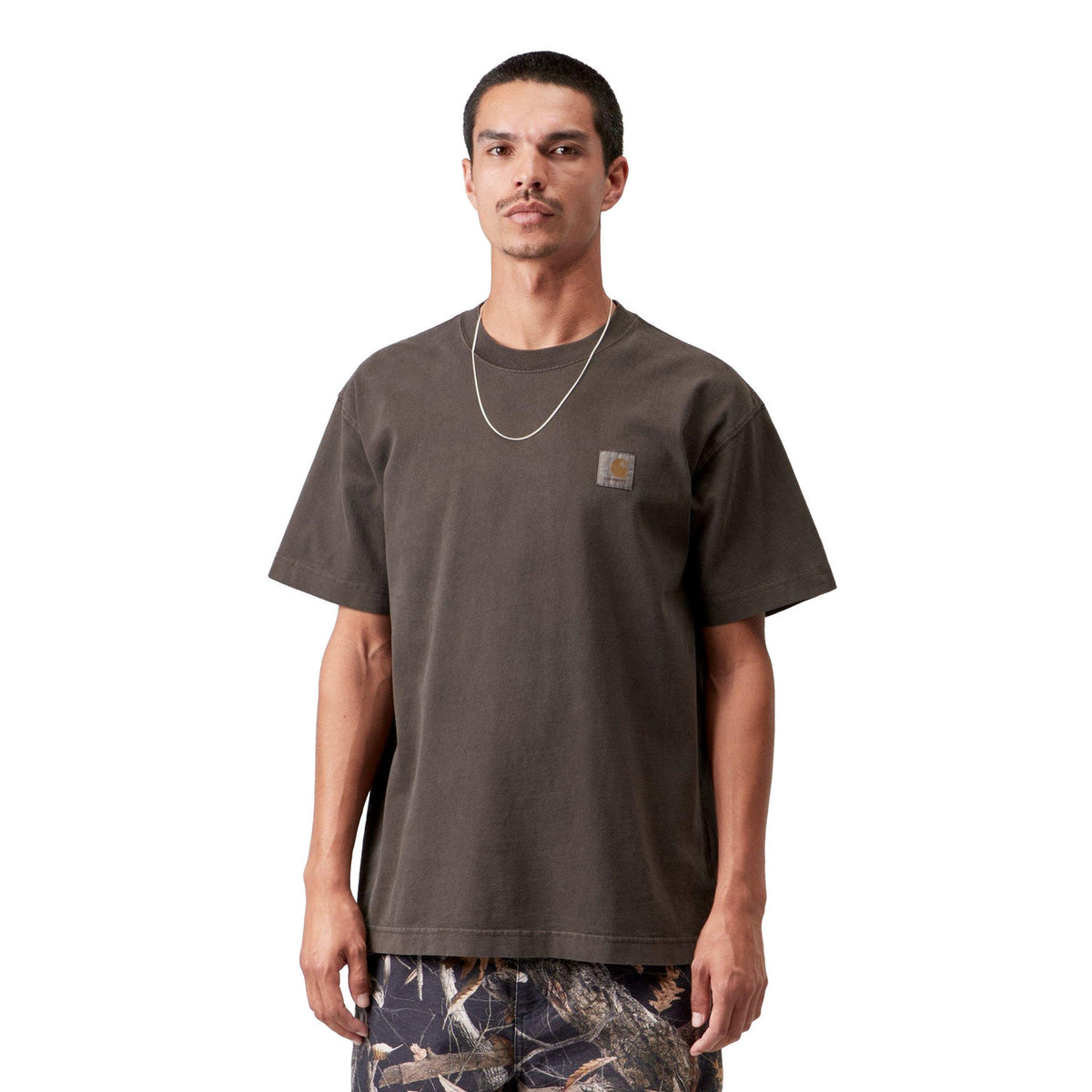 Carhartt WIP S/S Vista T-Shirt Tobacco garment dyed  - I03078047GD