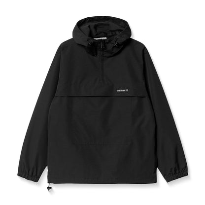 Carhartt Windbreaker Pullover Black/White  - I0308200D2XX