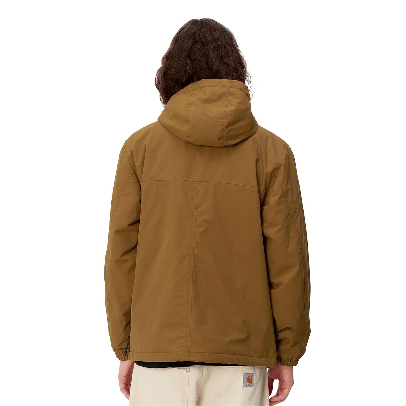 Carhartt WIP Windbreaker Pullover Deep Hamilton Brown/Black  - I0308201QBXX