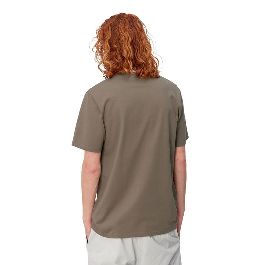 Carhartt WIP S/S Script T-Shirt Branch/Rattan  - I03104724EXX