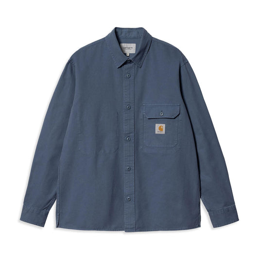 Carhartt WIP Reno Shirt Jacket Storm Blue Garment Dyed  - I0314470WAGD