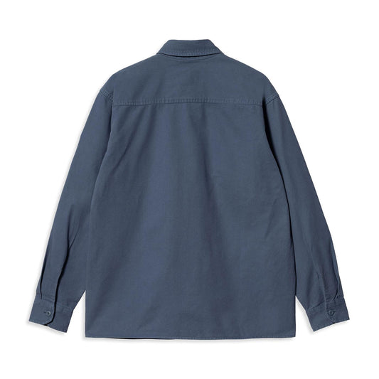 Carhartt WIP Reno Shirt Jacket Storm Blue Garment Dyed  - I0314470WAGD