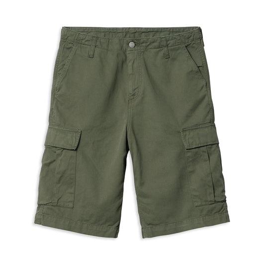 Carhartt WIP Regular Cargo Short Dollar Green garment dyed  - I031517667GD
