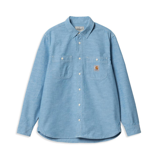 Carhartt WIP L/S Clink Shirt Bleach Rinsed  - I031528KY02