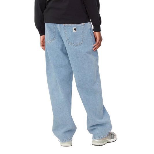 Carhartt WIP W Brandon Pant Blue stone bleached  - I0319180112