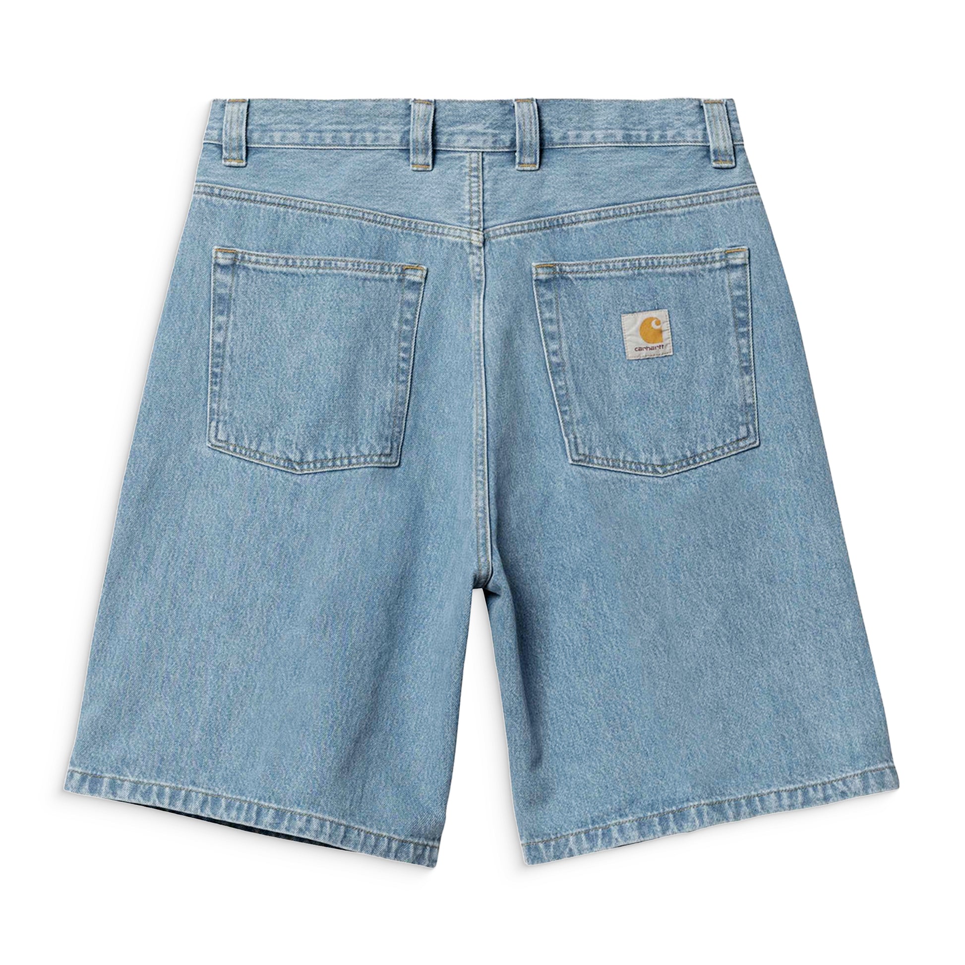 Carhartt WIP W Brandon Short Blue stone bleached  - I0319190112
