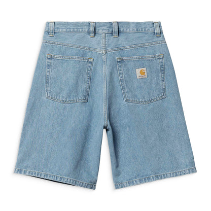Carhartt WIP W Brandon Short Blue stone bleached  - I0319190112