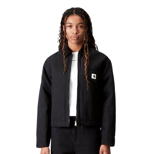 Carhartt WIP W OG Detroit Jacket Black/Black rinsed  - I03223600E02