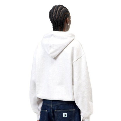 Carhartt WIP W Hooded Casey Sweatshirt Ash Heather/Silver  - I0326441DQXX