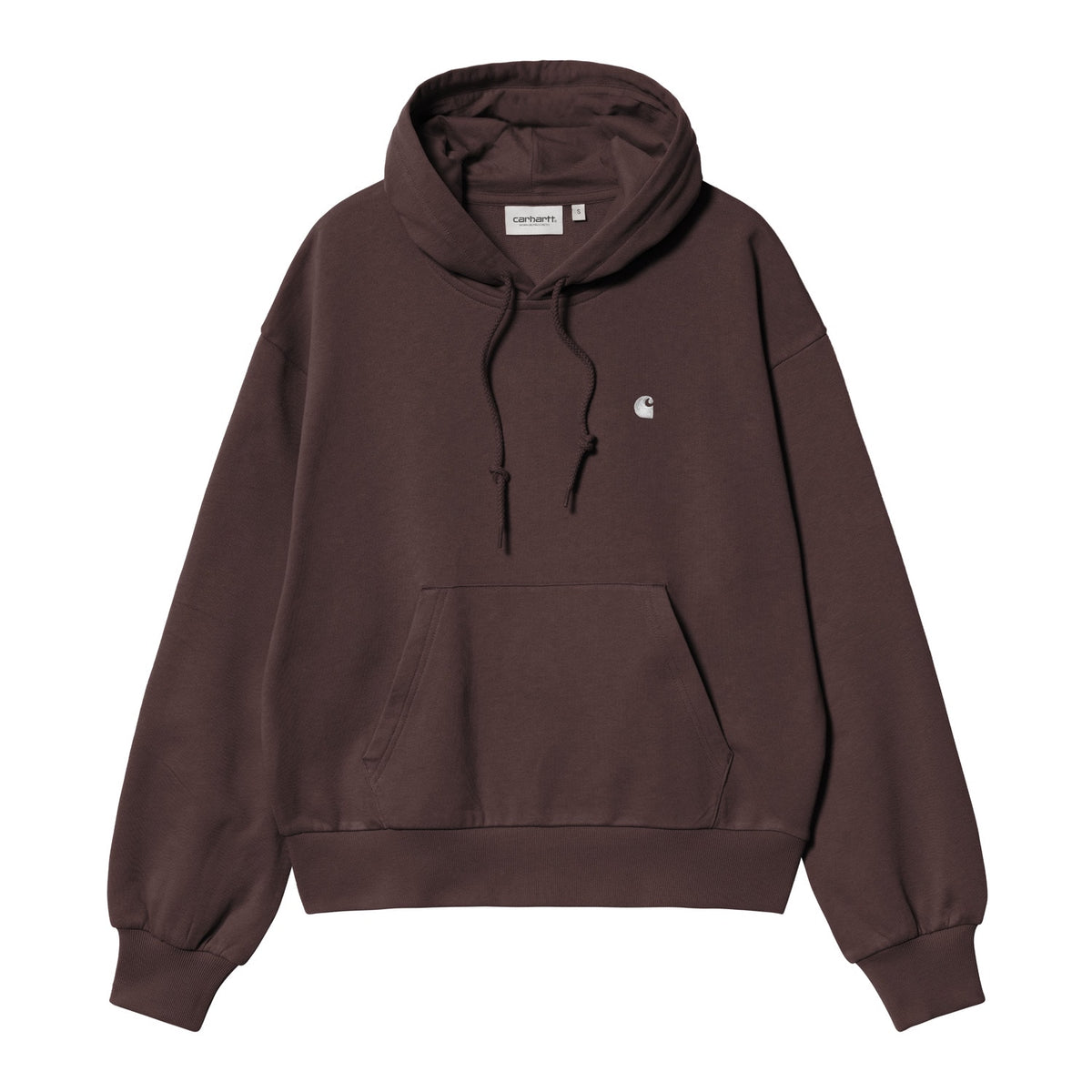 Carhartt WIP W Hooded Casey Sweatshirt Palisander/Silver  - I0326443BXXX