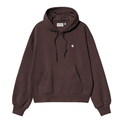 Carhartt WIP W Hooded Casey Sweatshirt Palisander/Silver  - I0326443BXXX