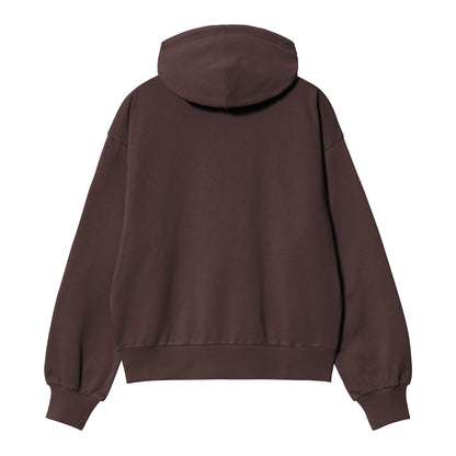 Carhartt WIP W Hooded Casey Sweatshirt Palisander/Silver  - I0326443BXXX