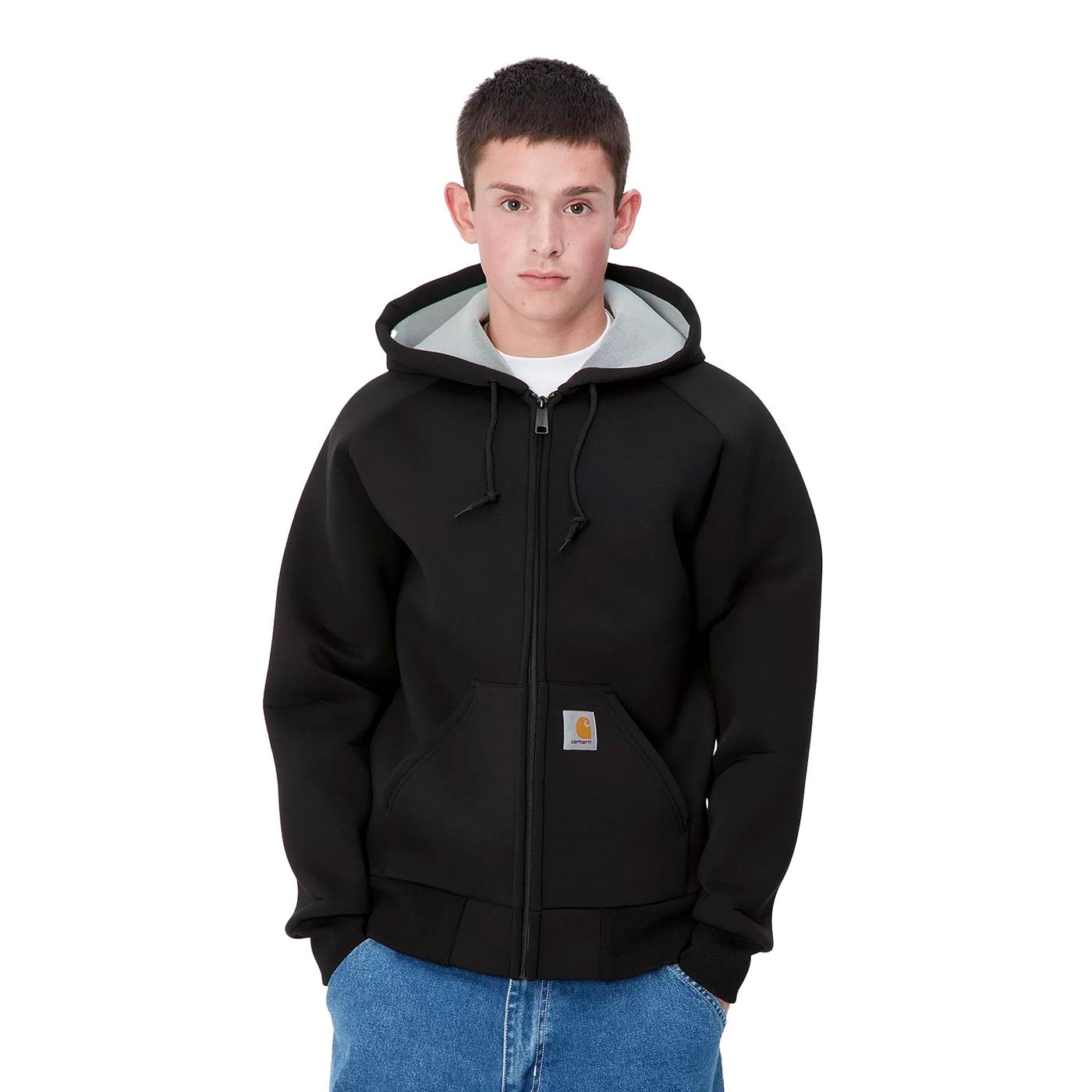 Carhartt WIP Car-Lux Hooded Jacket Black/Grey  - I0329350GLXX