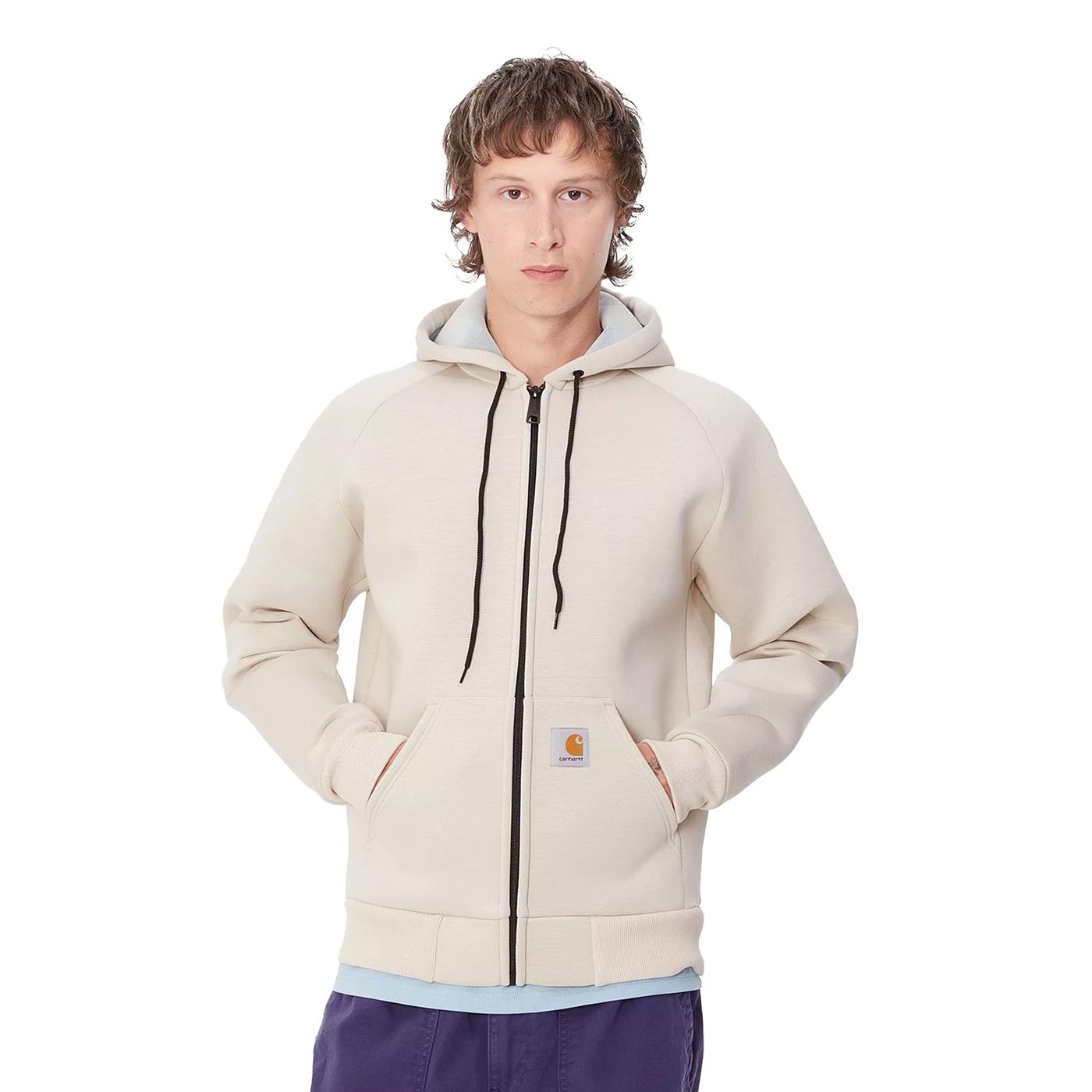 Carhartt WIP Car-Lux Hooded Jacket Moonbeam/Grey  - I0329352JYXX
