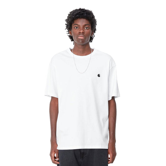 Carhartt WIP S/S Madison T-Shirt White/Black  - I03300000AXX