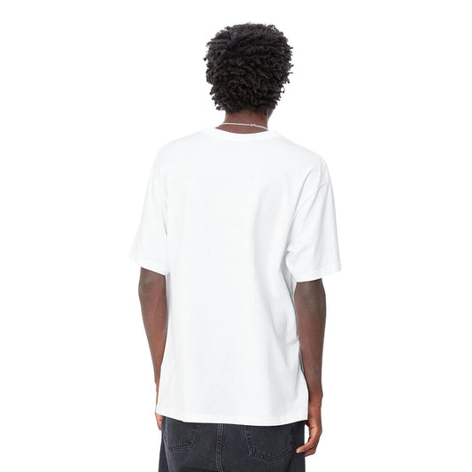 Carhartt WIP S/S Madison T-Shirt White/Black  - I03300000AXX
