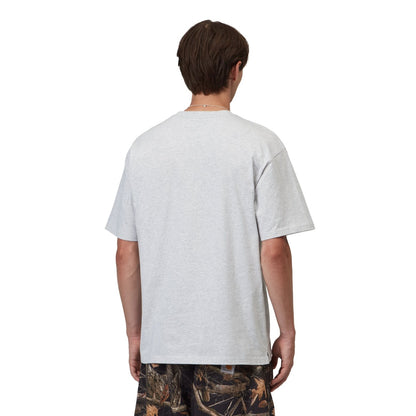 Carhartt WIP S/S Madison T-Shirt Ash Heather/Black  - I03300000OXX