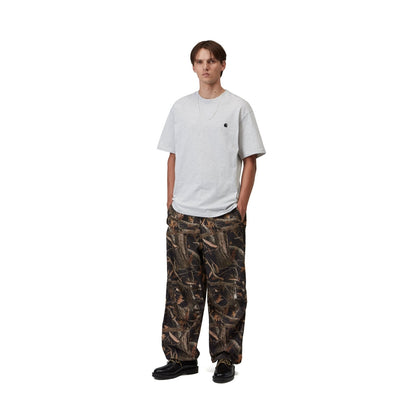 Carhartt WIP S/S Madison T-Shirt Ash Heather/Black  - I03300000OXX