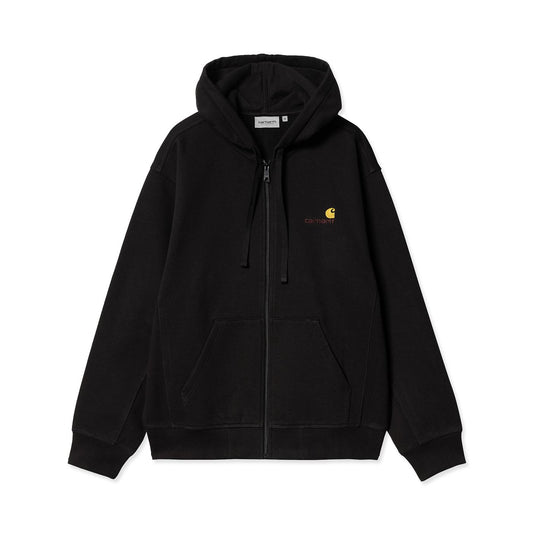 Carhartt WIP Hooded American Script Jacket Black  - I03306389XX