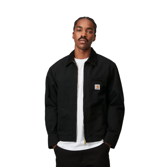 Carhartt WIP Detroit Jacket Black/Black rinsed  - I03311200E02