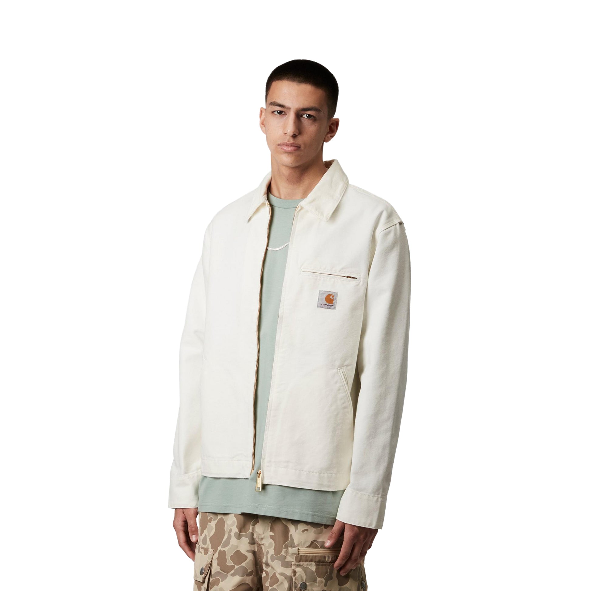 Carhartt WIP Detroit Jacket Wax/Wax rinsed  - I0331120DJ02