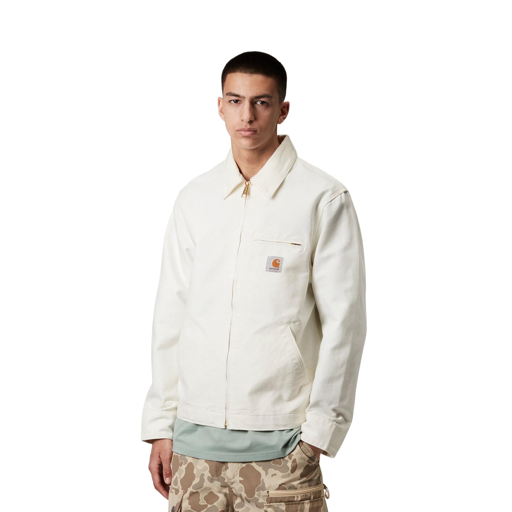 Carhartt WIP Detroit Jacket Wax/Wax rinsed  - I0331120DJ02