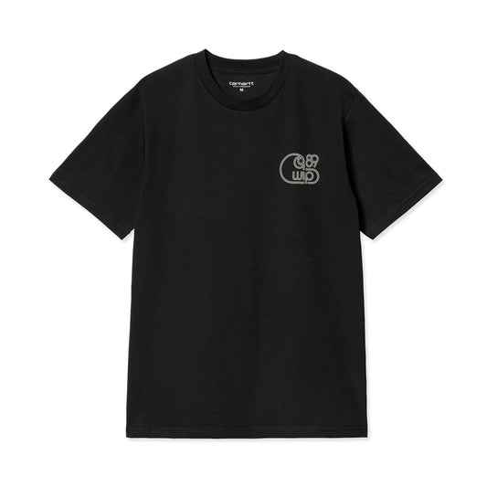 Carhartt WIP S/S Night NIght T-Shirt Black/Green  - I0331721XDXX