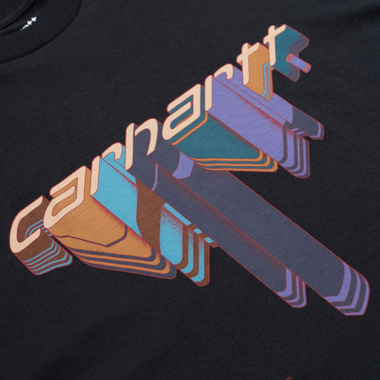 Carhartt WIP S/S Diagram Script T-Shirt Black  - I03317689XX