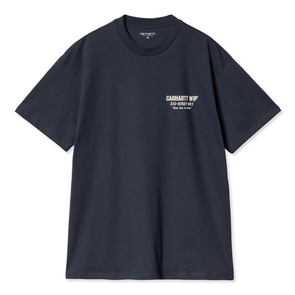 Carhartt WIP S/S Less Troubles T-Shirt Blue/Wax  - I03318728JXX
