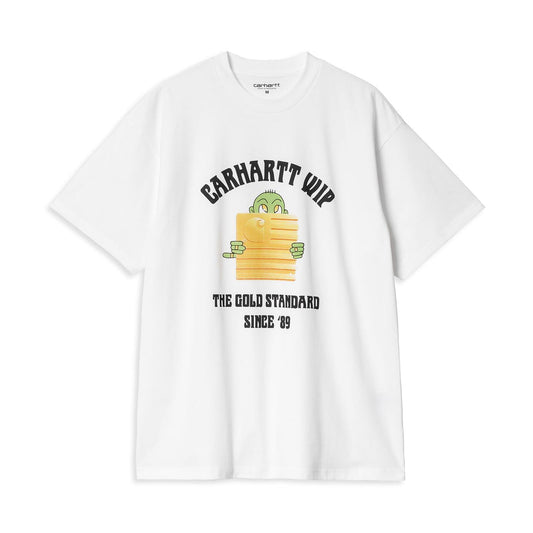 Carhartt WIP S/S Gold Standard T-Shirt White  - I03325002XX