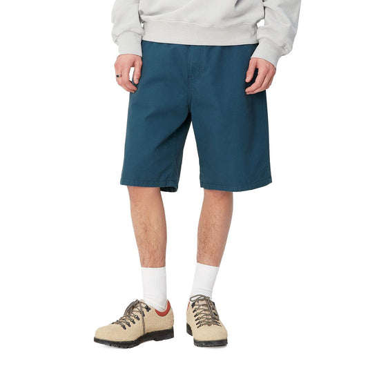 Carhartt WIP Landon Short Naval rinsed  - I033280E902
