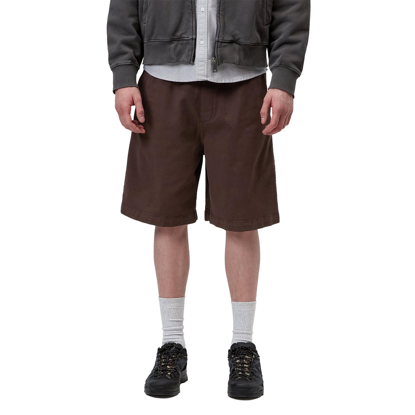 Carhartt WIP Floyde Short Ristretto garment dyed  - I0335873RDGD