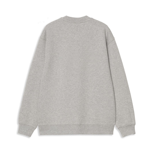 Carhartt WIP W Carhartt Sweat Grey Heather/Dark Fir