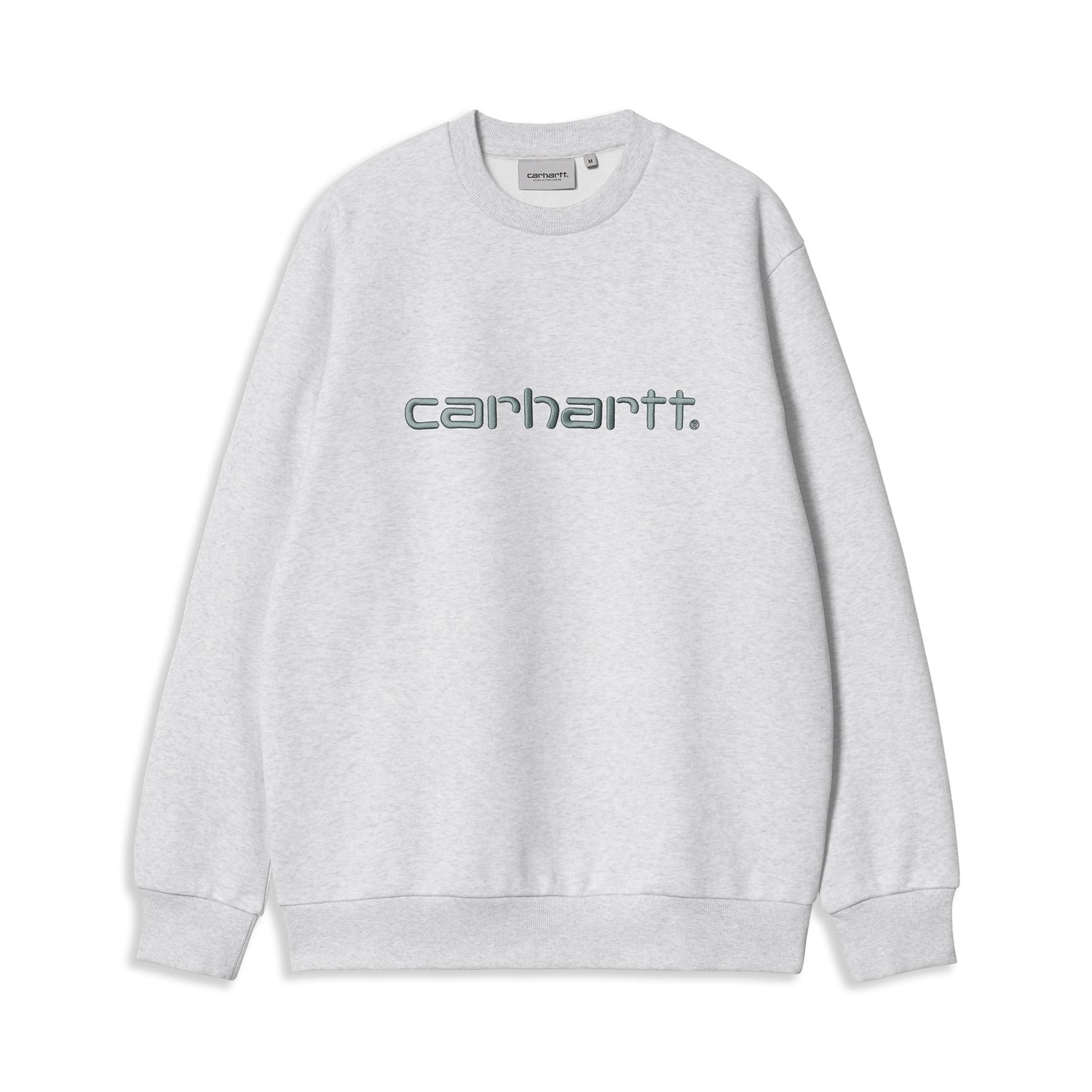 Carhartt WIP W Carhartt Sweat Ash Heather/Citadel  - I03364739KXX