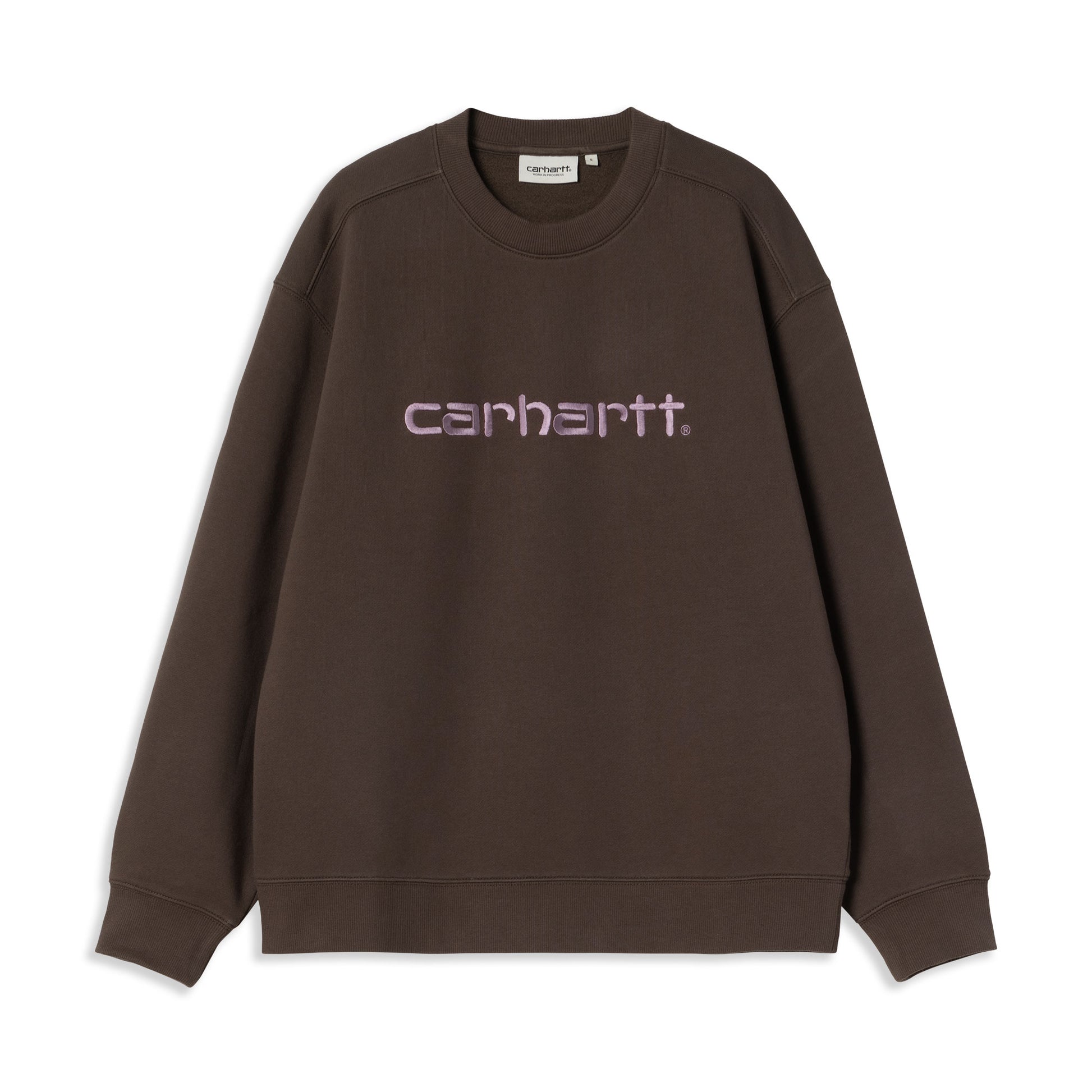 Carhartt WIP W Carhartt Sweat Vitola/Phlox  - I03364739LXX