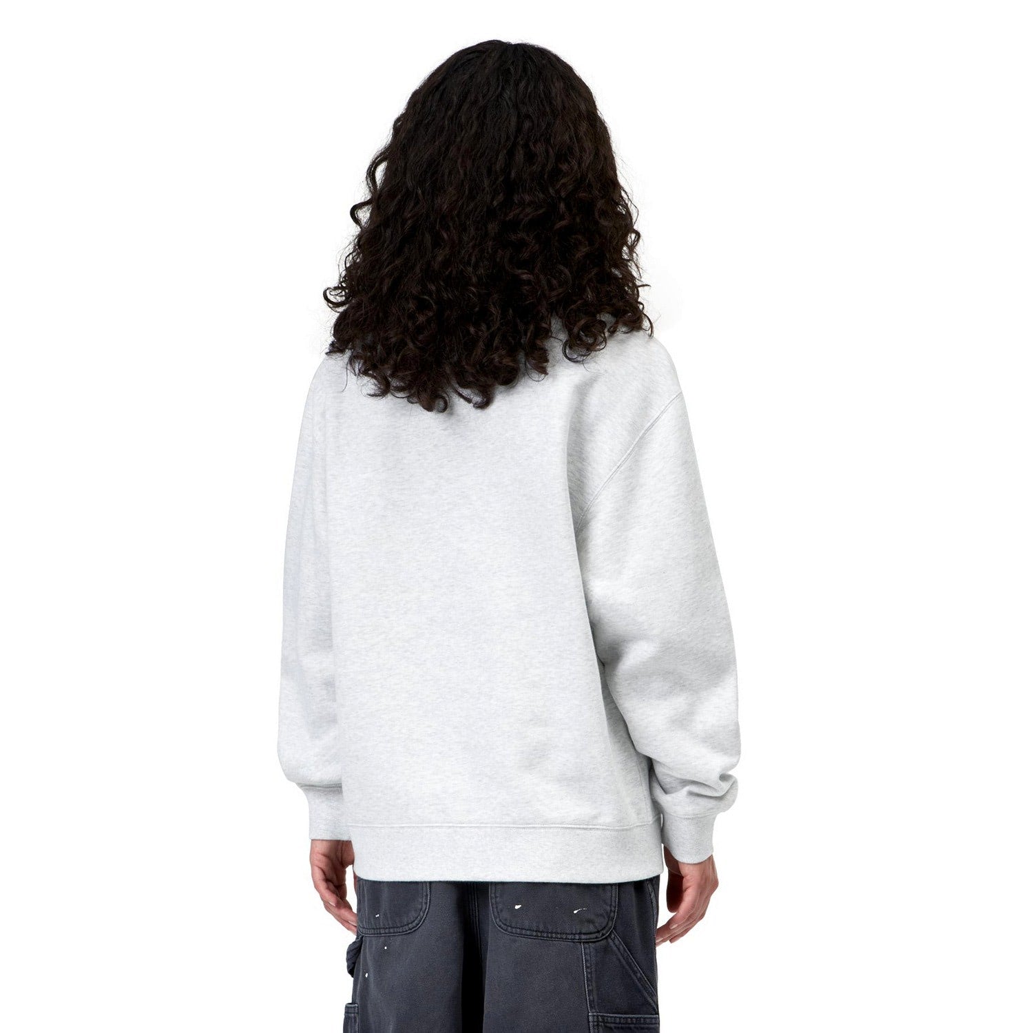 Carhartt WIP W Carhartt Sweat Ash Heather/Cozy Purple  - I0336473PNXX
