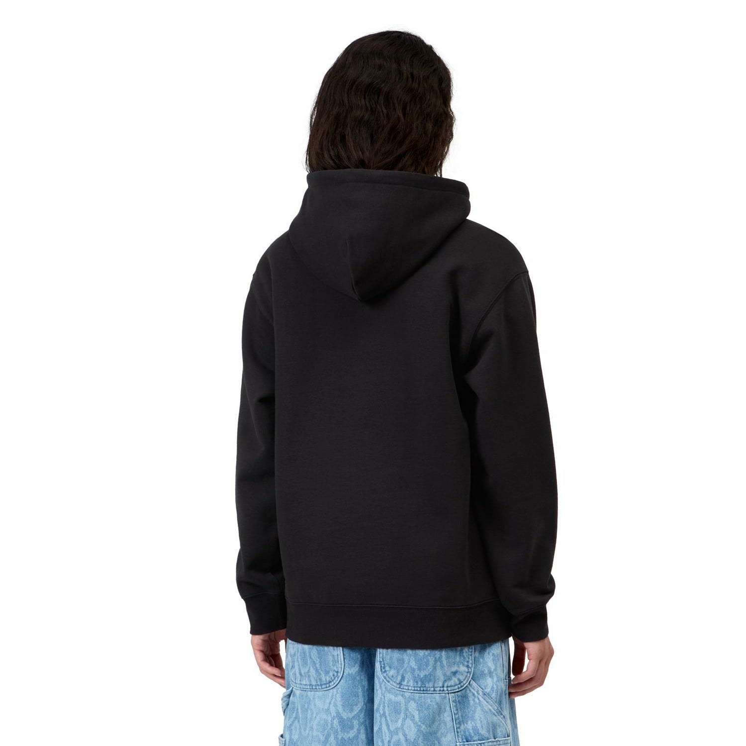 Carhartt WIP W Hooded Carhartt Sweat Black/Hortensia  - I0336482W6XX