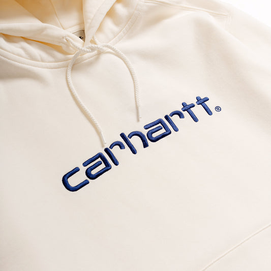 Carhartt WIP W Hooded Carhartt Sweat Wax/Wolfsbane  - I03364831ZXX