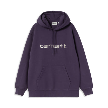 Carhartt WIP W Hooded Carhartt Sweat Lokers/Salt  - I03364838IXX