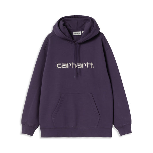 Carhartt WIP W Hooded Carhartt Sweat Lokers/Salt  - I03364838IXX