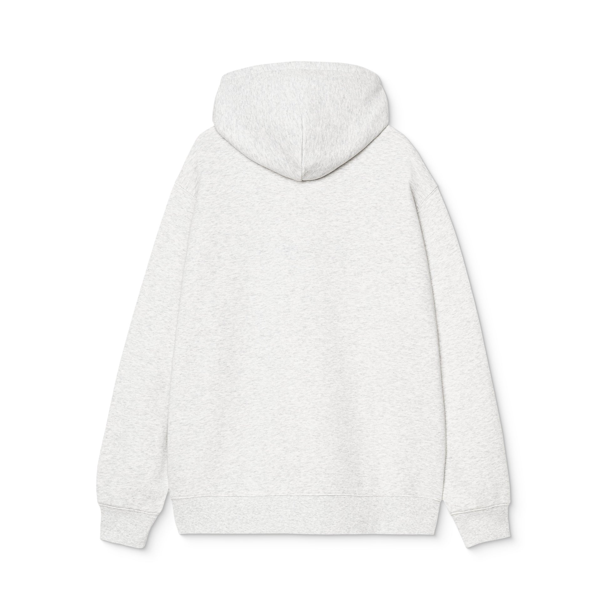 Carhartt WIP W Hooded Carhartt Sweat Ash Heather/Salt  - I03364839KXX