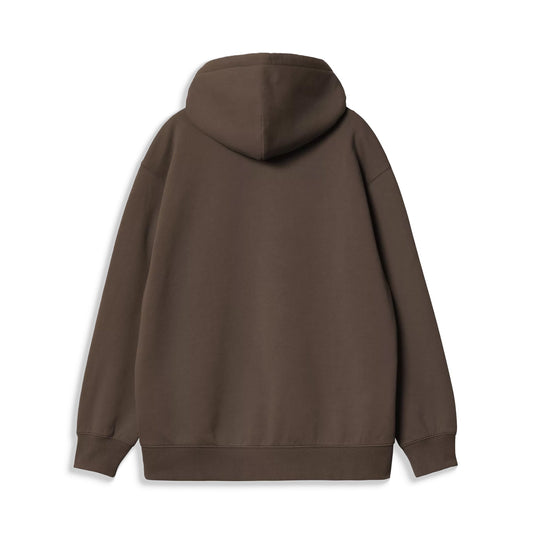 Carhartt WIP W Hooded Carhartt Sweat Vitola/Phlox  - I03364839LXX