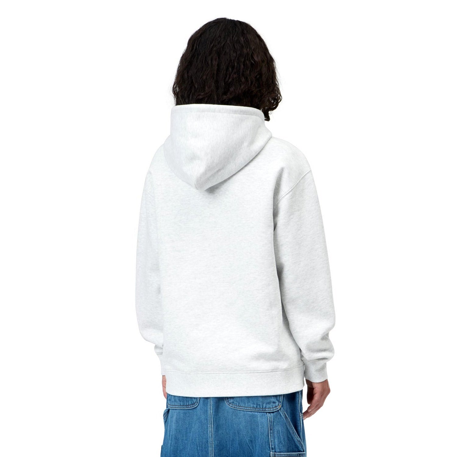 Carhartt WIP W Hooded Carhartt Sweat Ash Heather/Cozy Purple  - I0336483PNXX