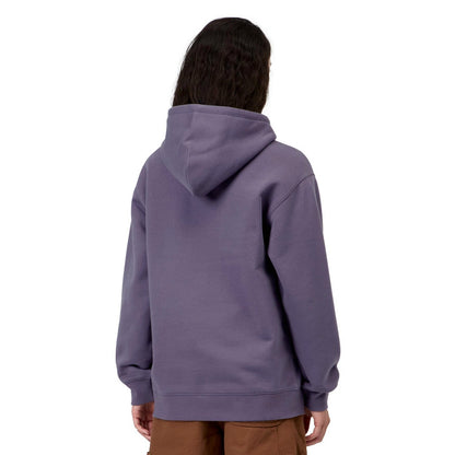 Carhartt WIP W Hooded Carhartt Sweat Shady Purple/Dark Navy  - I0336483Z2XX