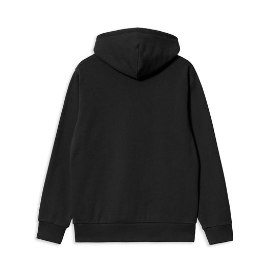 Carhartt WIP Hooded Script Embroidery Sweat Black/White  - I0336580D2XX