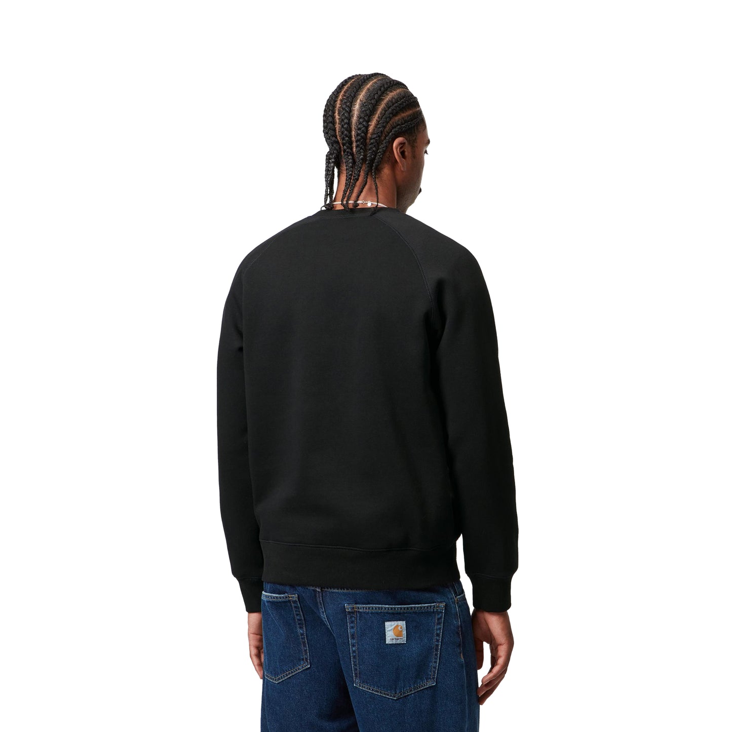 Carhartt WIP Chase Sweat Black/Gold  - I03366000FXX