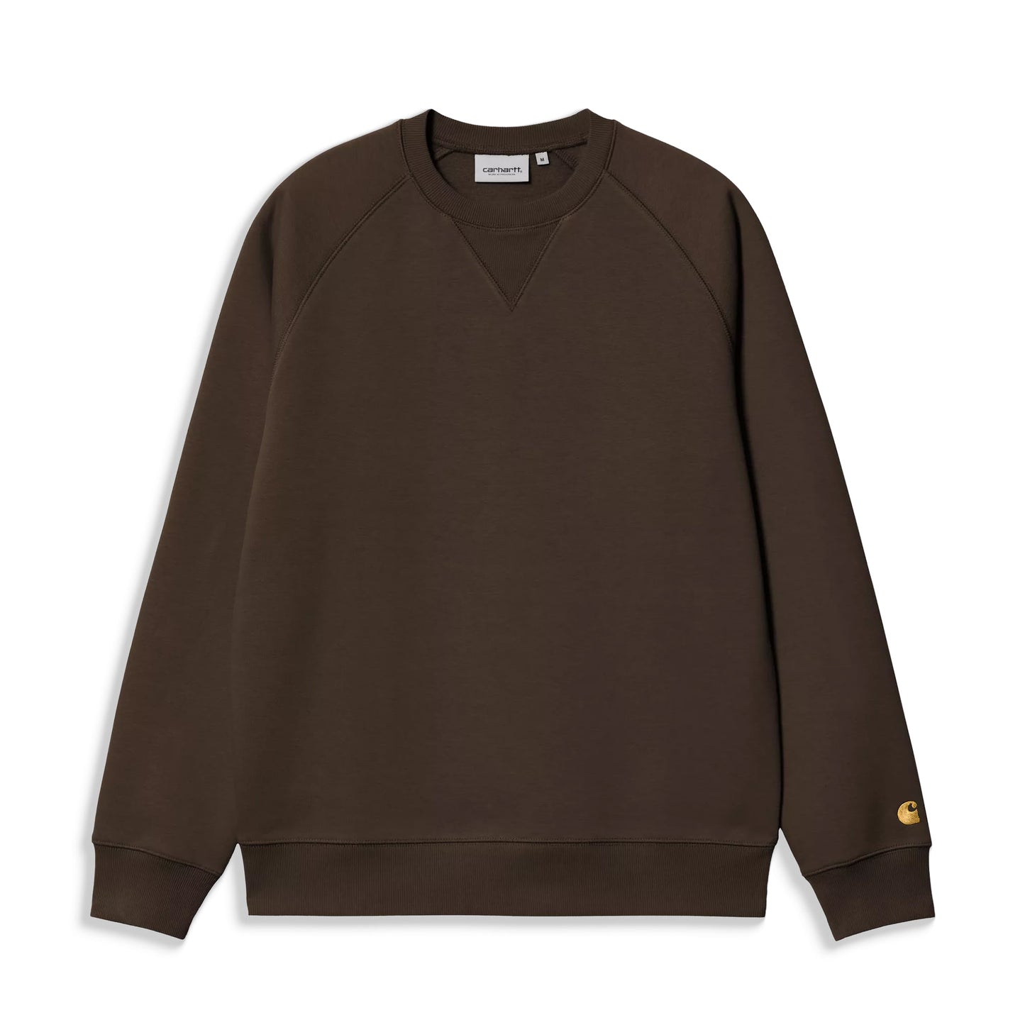 Carhartt WIP Chase Sweat Tobacco/Gold  - I03366000WXX