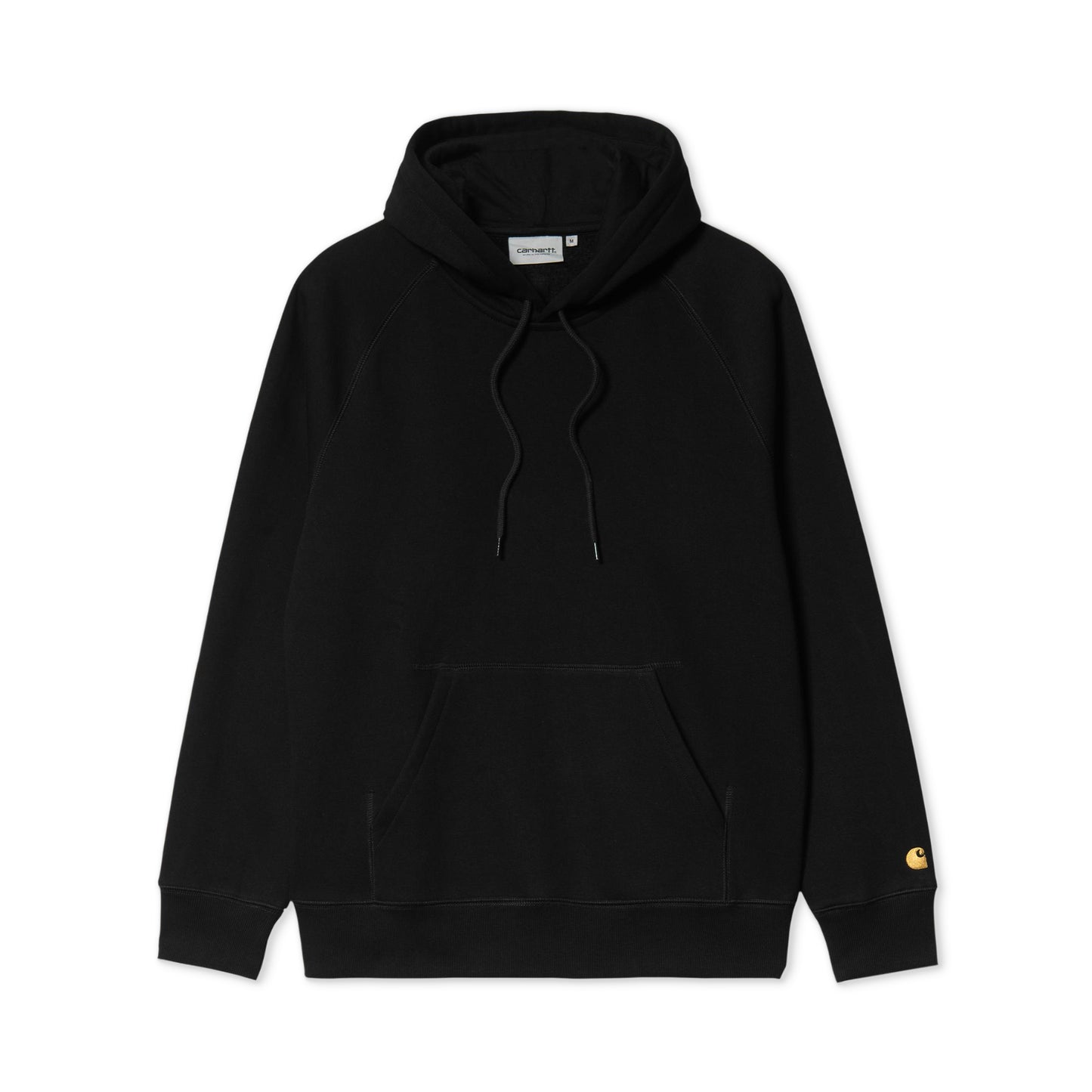 Carhartt WIP Hooded Chase Sweat Black/Gold  - I03366100FXX