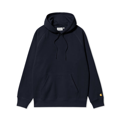 Carhartt WIP Hooded Chase Sweat Dark Navy/Gold  - I03366100HXX